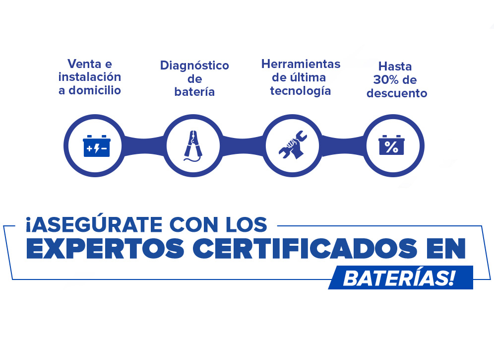 Expertos certificados en Baterías