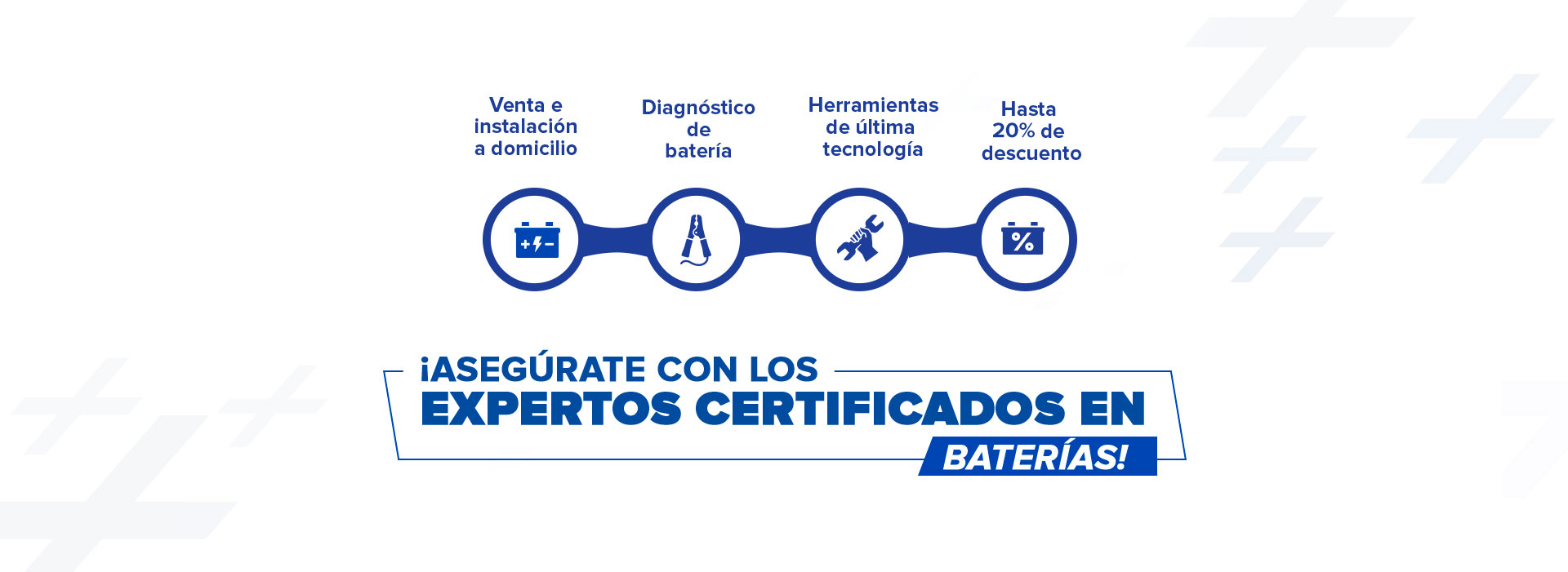 Expertos certificados en Baterías